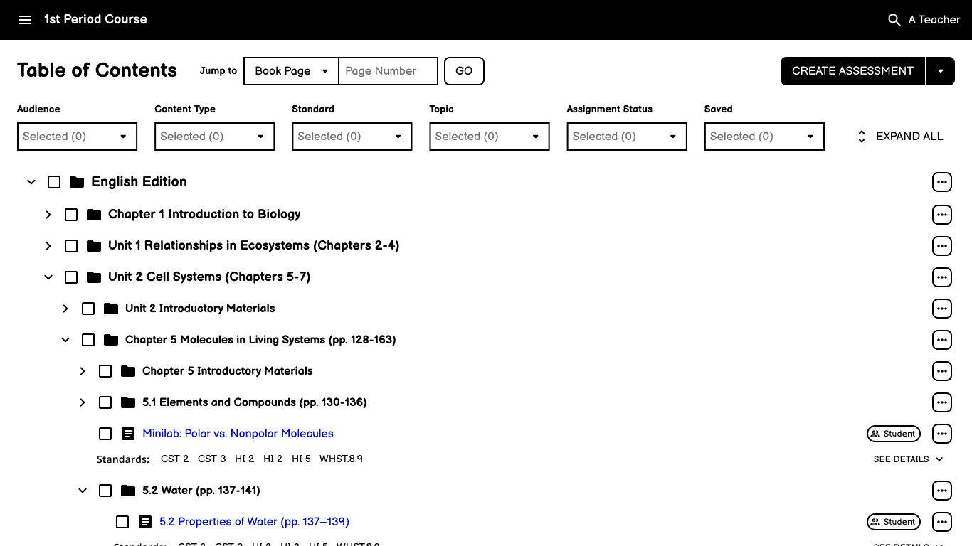 A paper sketch of the new design that has gradebok category on the left and on the right is the assignment details with a divider to show the interaction when a teacher selects in individual students and sees a list of all students in the class