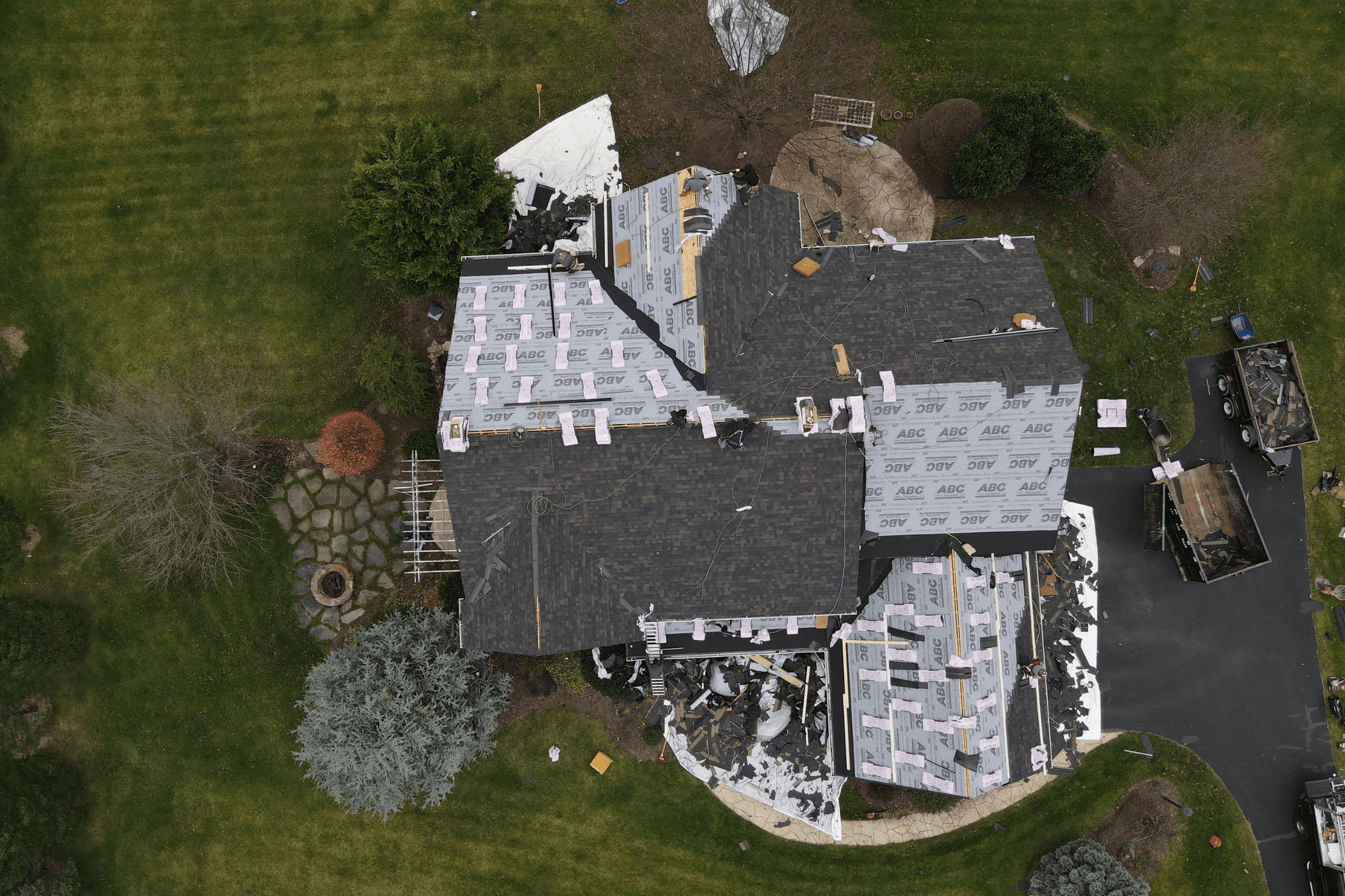 Installing new architectural Sable Black Owens Corning on 3,000 sq ft roof