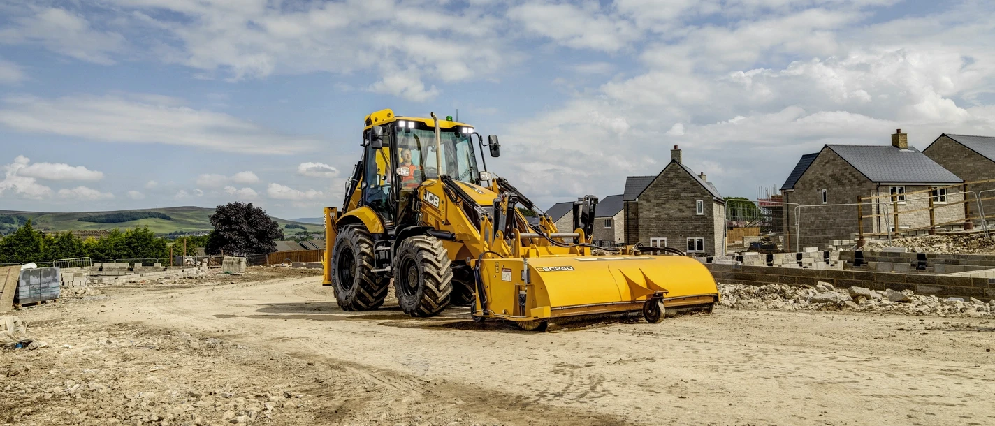 WHDX groundworks machine on a construction site