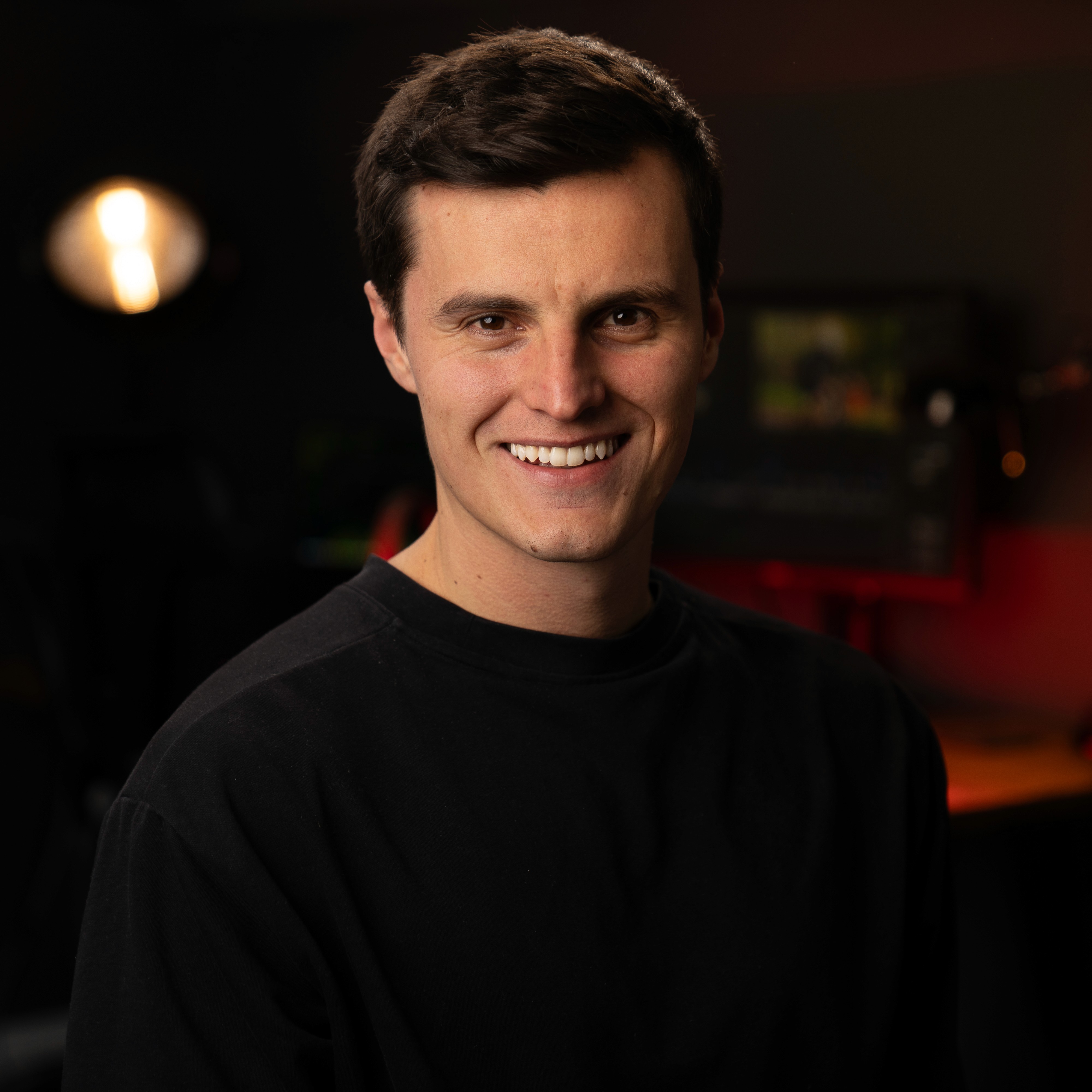 Businesswoman smiling