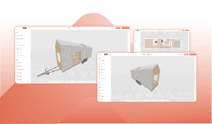 Move Camera and View in Tiny Easy's 3D Tiny House Designer software