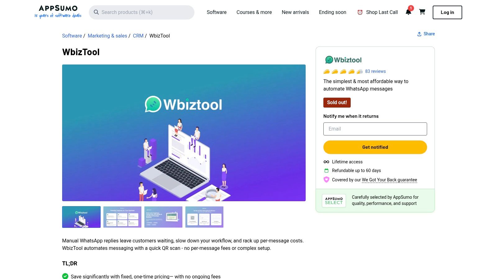 WbizTool (AppSumo listing)
