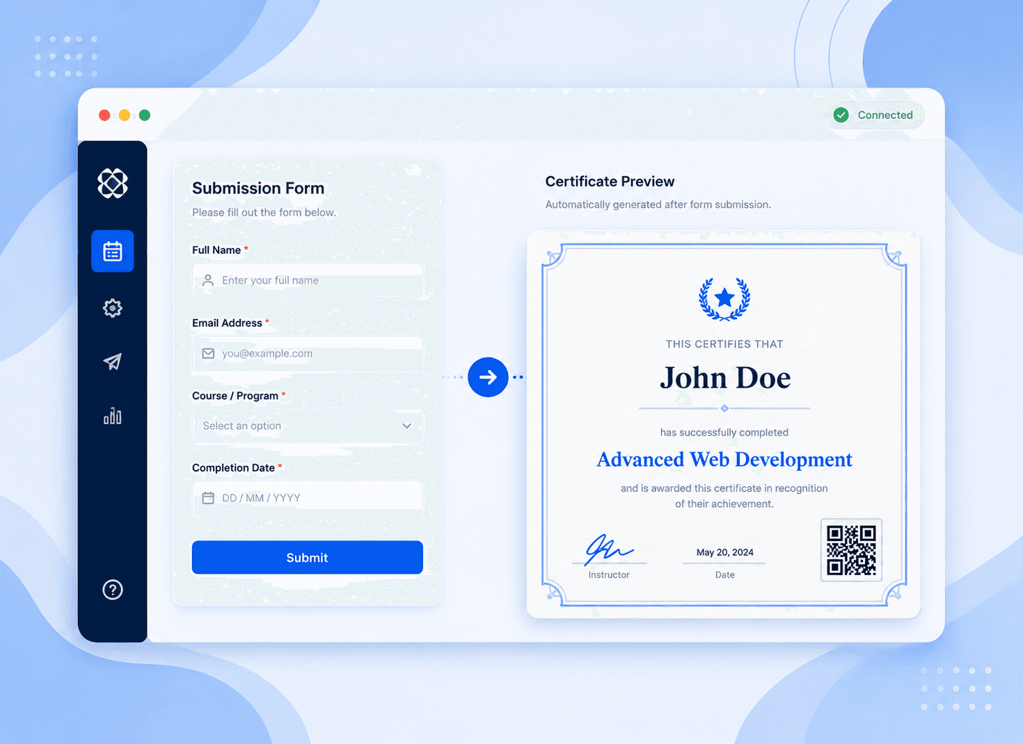 PaperForm Certificates