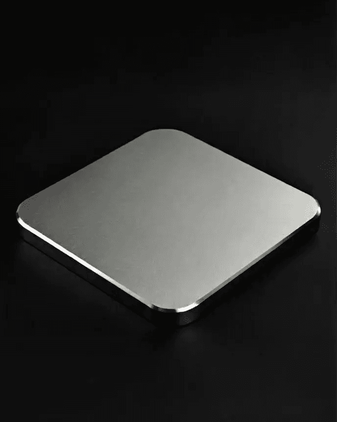 Durable scratch-resistant stainless steel surface on custom commercial bar stations crafted by BarSystems Studio.