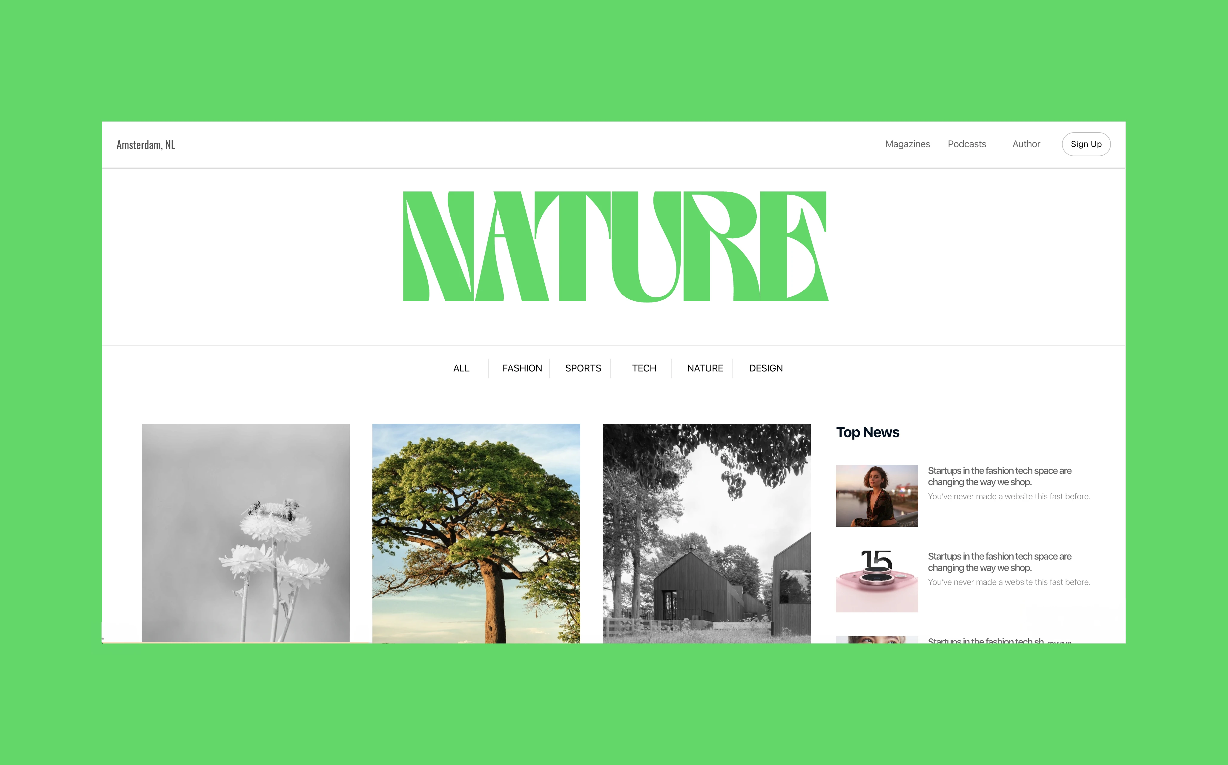 Magazine - Blogs Framer Template