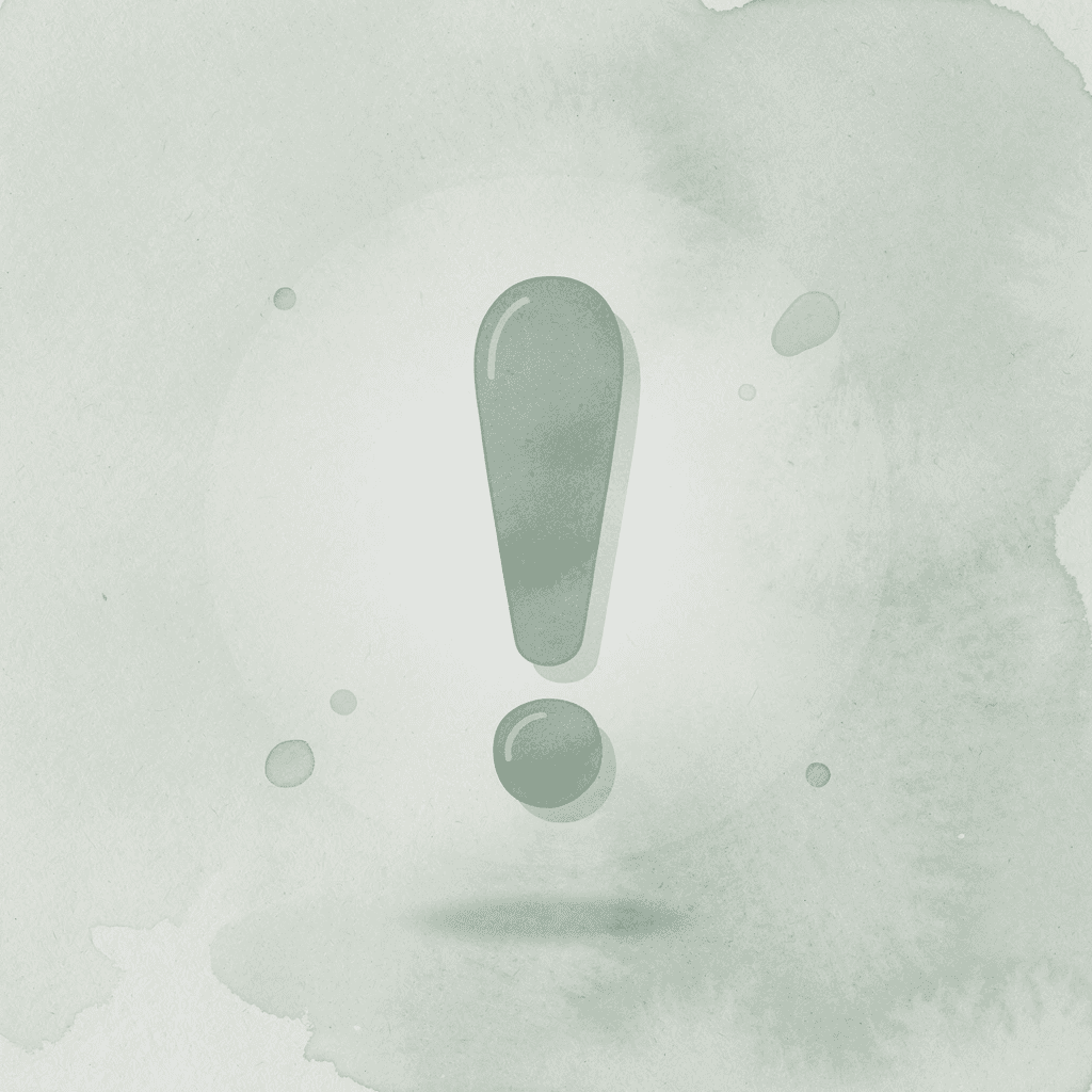 Warning icon representing silent Excel PDF export failures