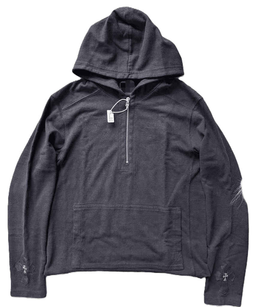 Chrome Hearts Embroidered Quarter-Zip Hoodie