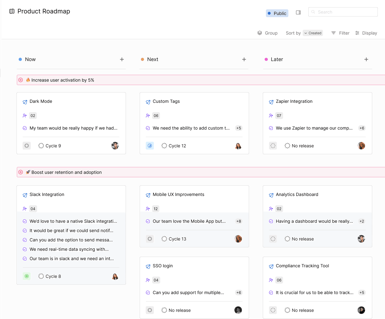 Roadmap in Lane