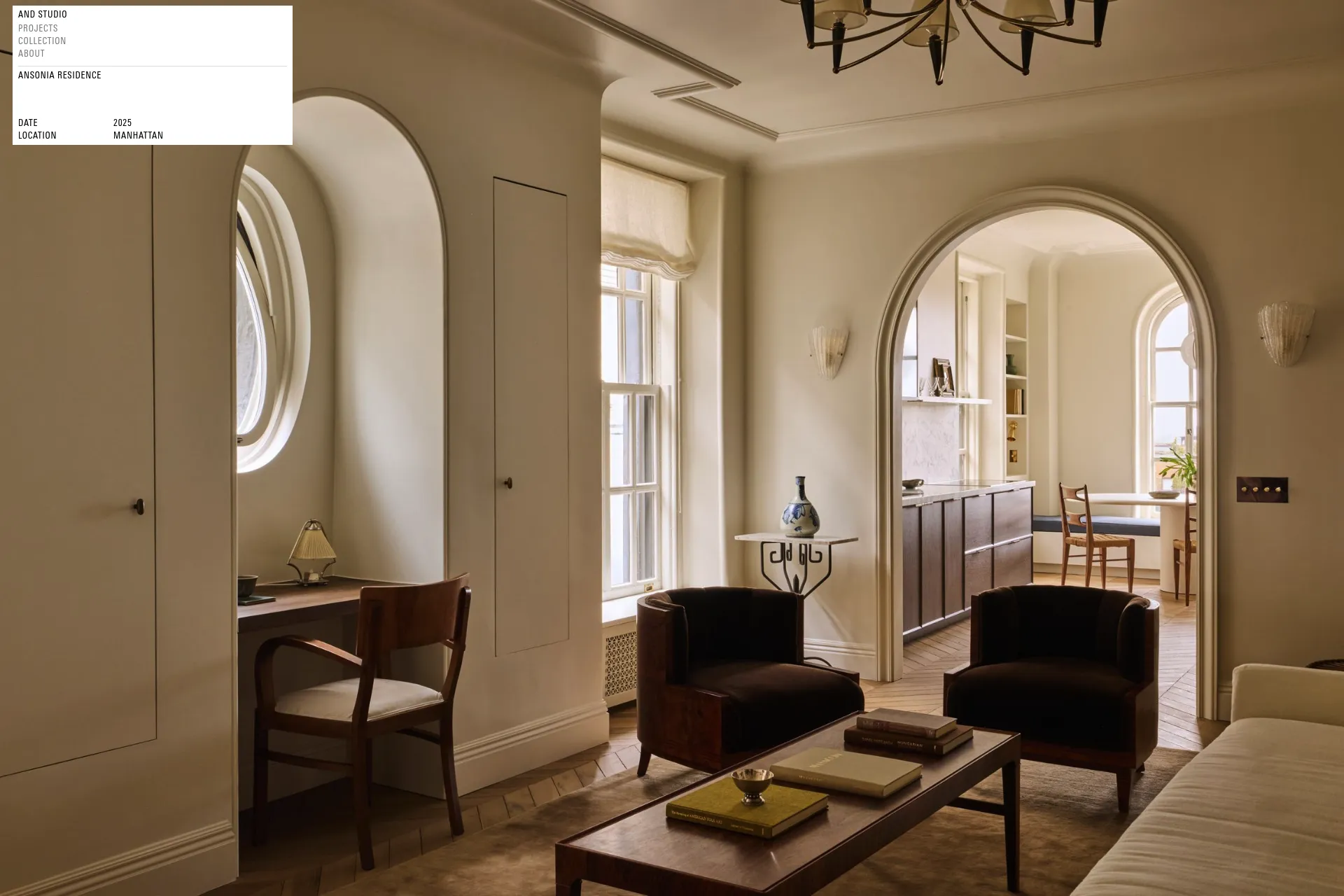 Screenshot of And Studio website