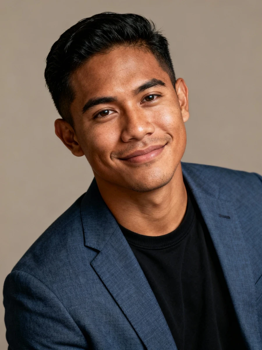 Smiling man