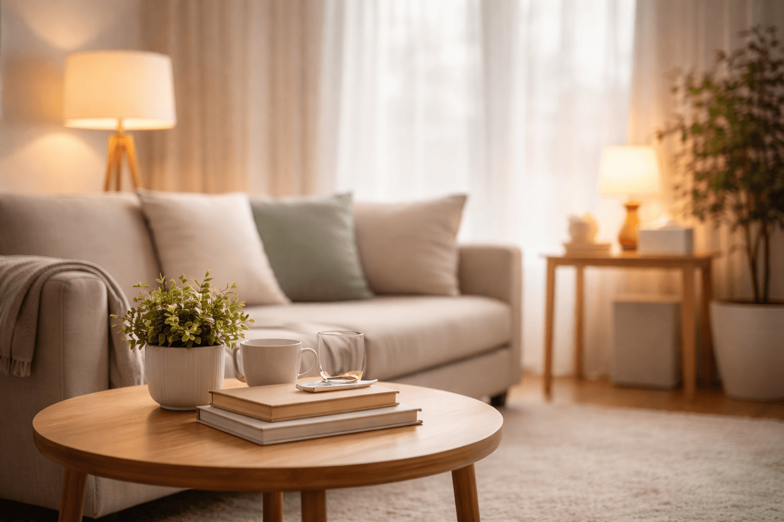 Calm and professional therapy setting for online psychotherapy in California