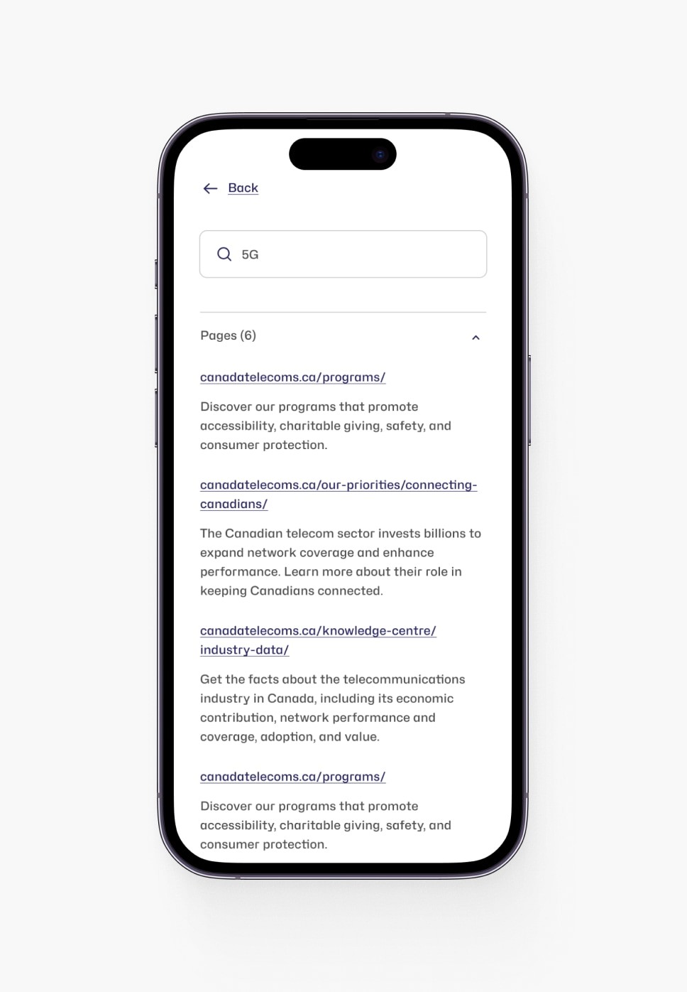 canadian telecommunications mobile website