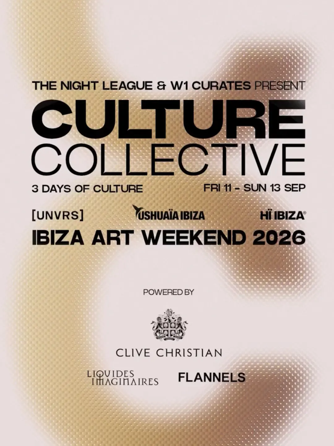 CULTURE COLLECTIVE Ibiza Art Weekend September 2026 poster