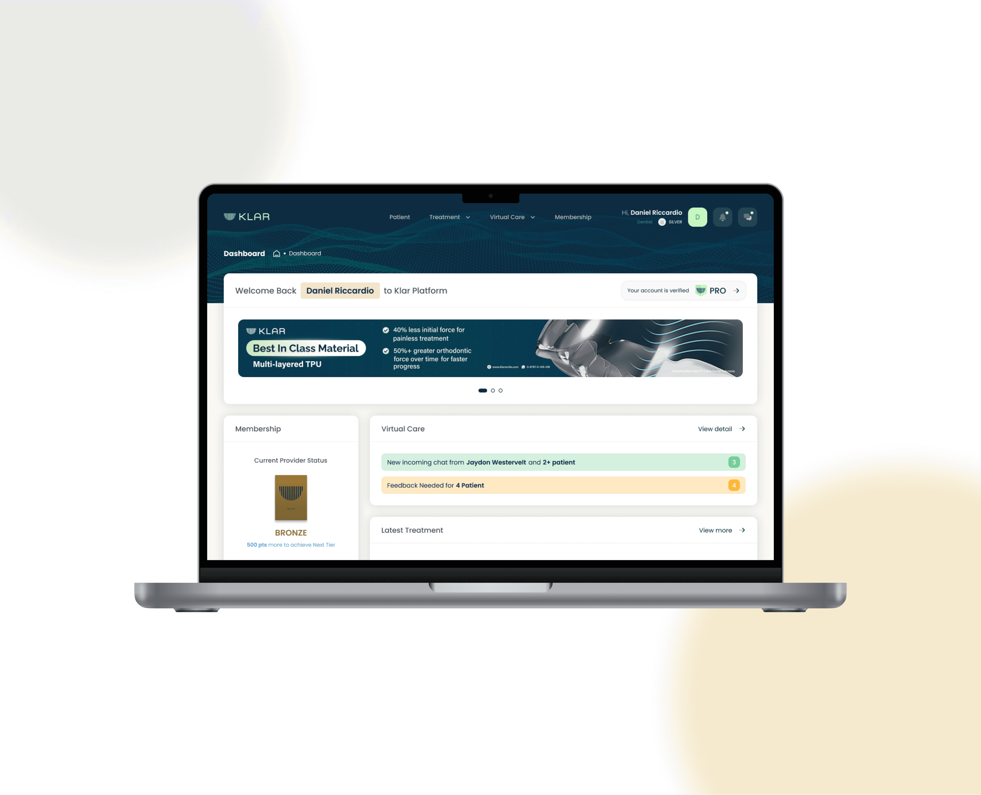 Dentist - Dashboard Page