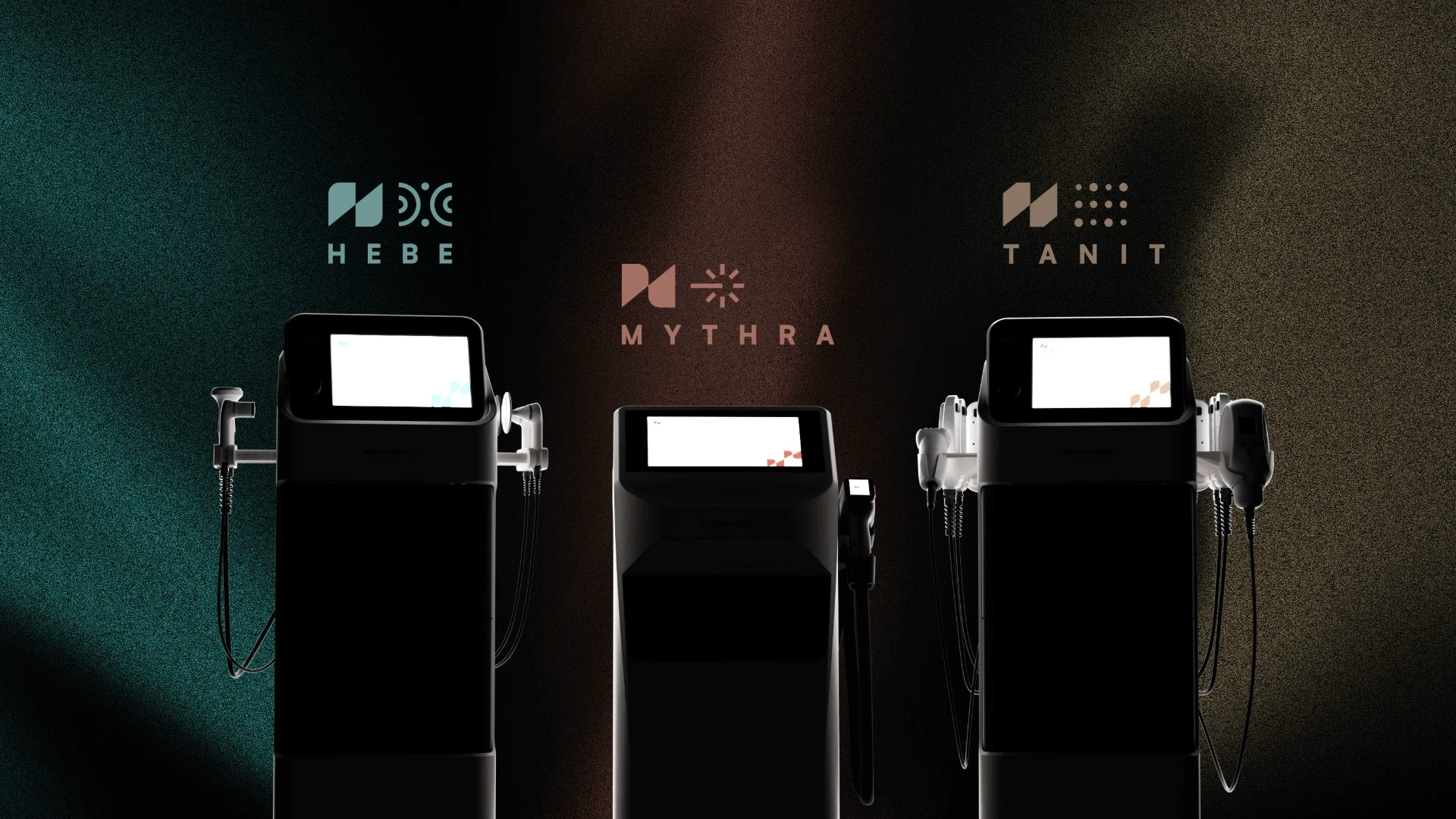 Branding studio Barcelona: Hebe, Mythra, Tanit logos & visual identity design.