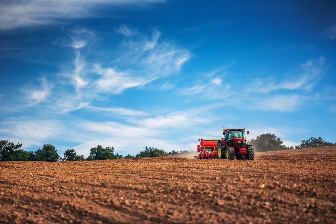 Farmer With Tractor