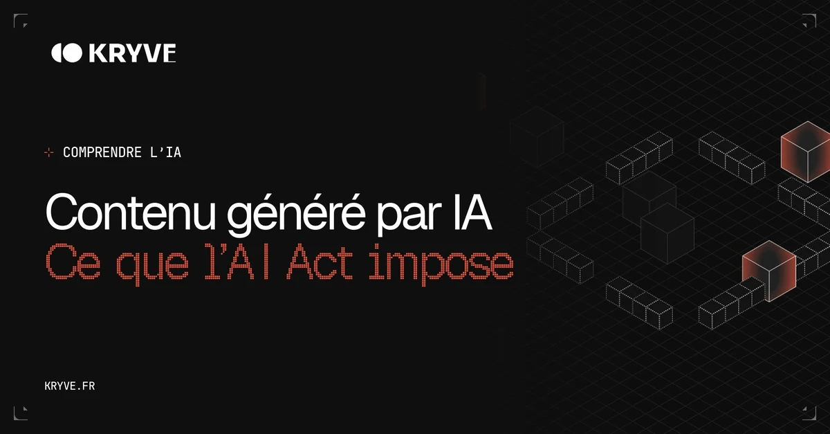 Contenu généré par IA — Ce que l’AI Act impose