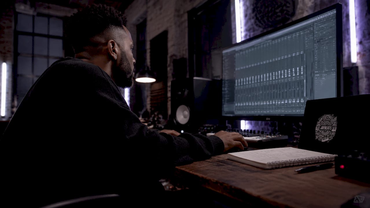 Producer mixing vocals in FL Studio at home studio