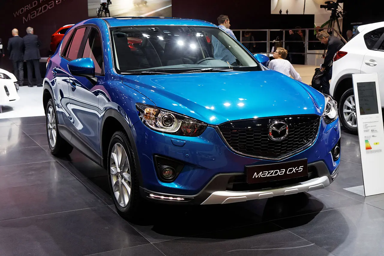 Photo d'une mazda cx5 ke pour le tutoriel de programmation de clé sur clé auto academy