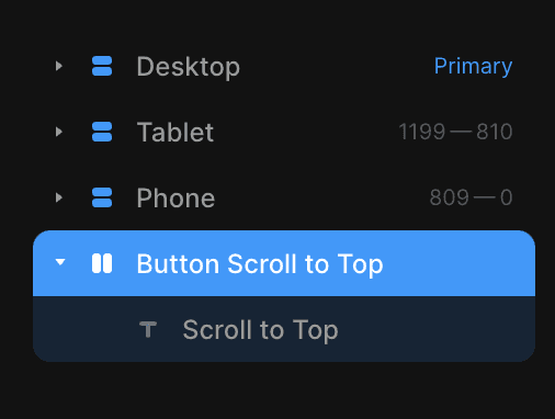 Component outside of Breakpoints