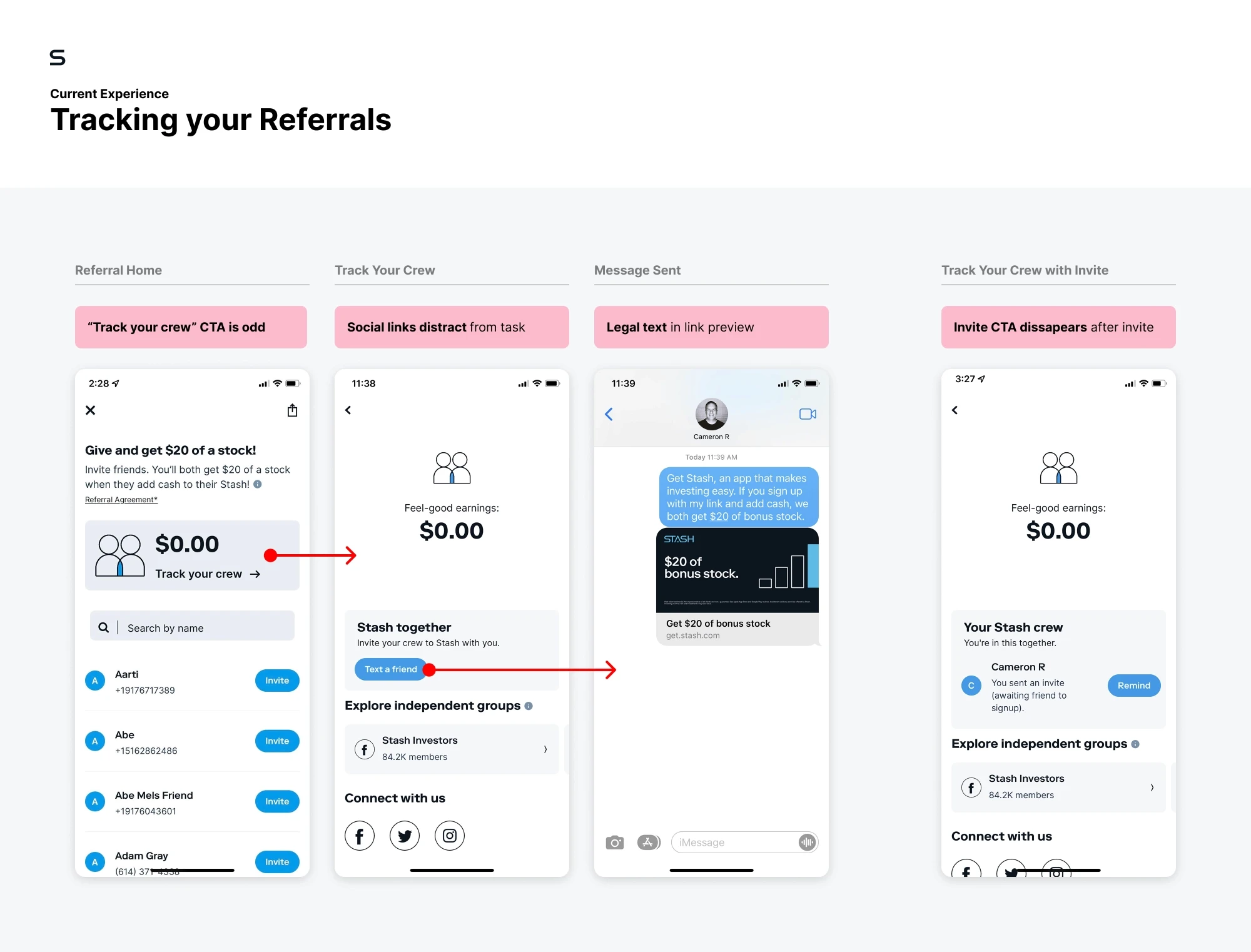 Stash referral old design
