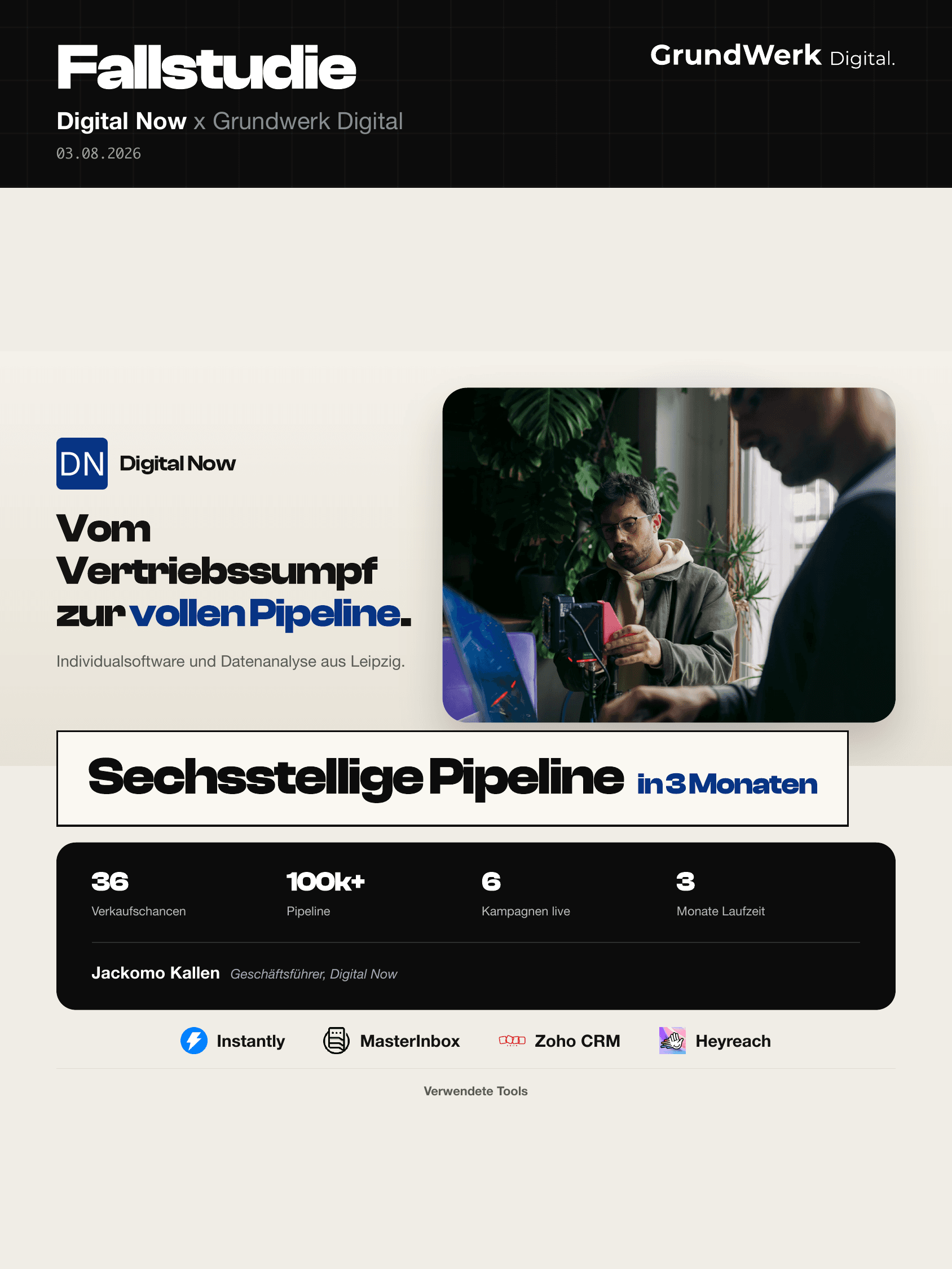 Titelseite der Fallstudie als PDF