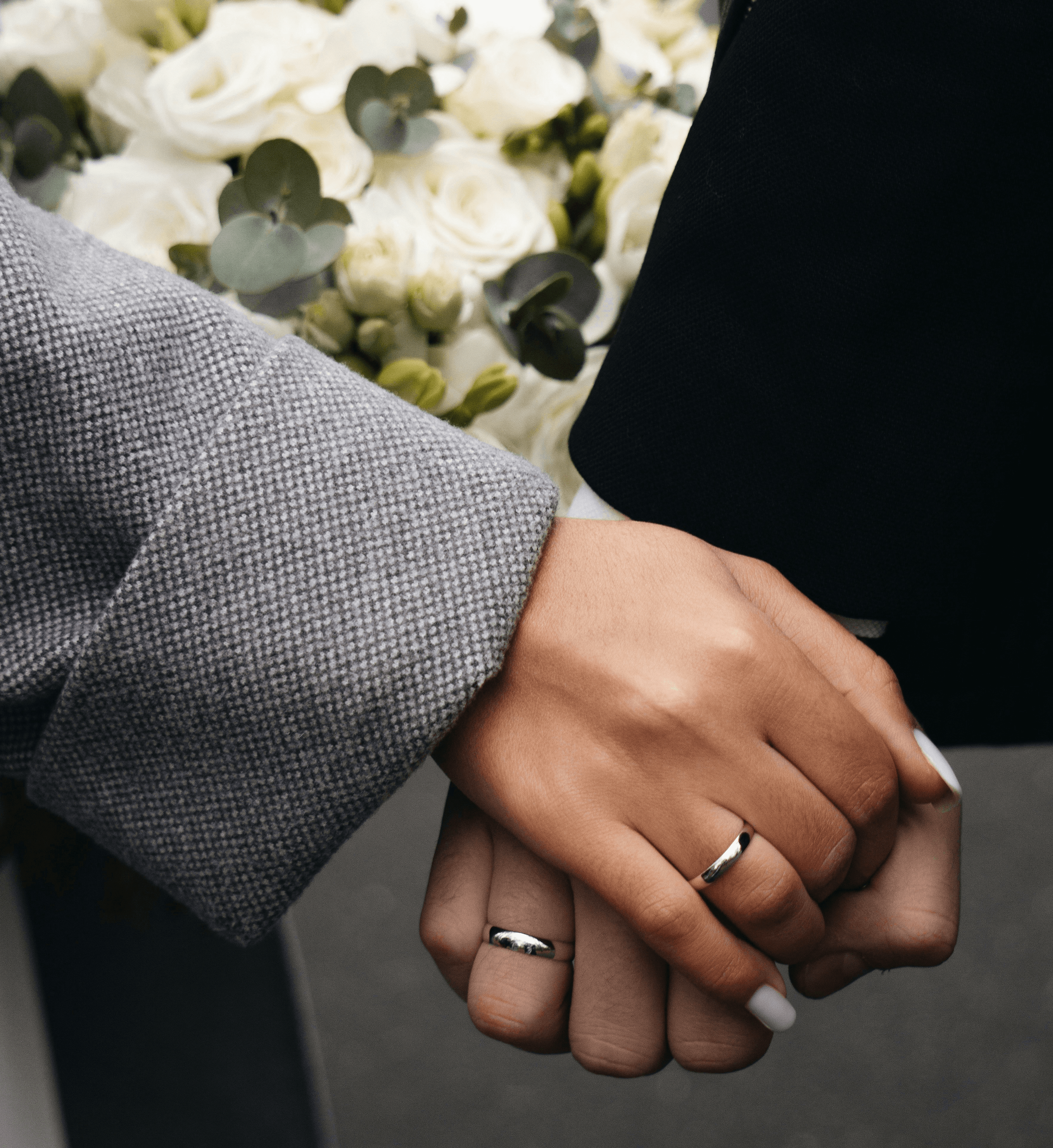 Photo by BR1 FDS: https://www.pexels.com/photo/elegant-close-up-of-wedding-rings-on-hands-28588976/