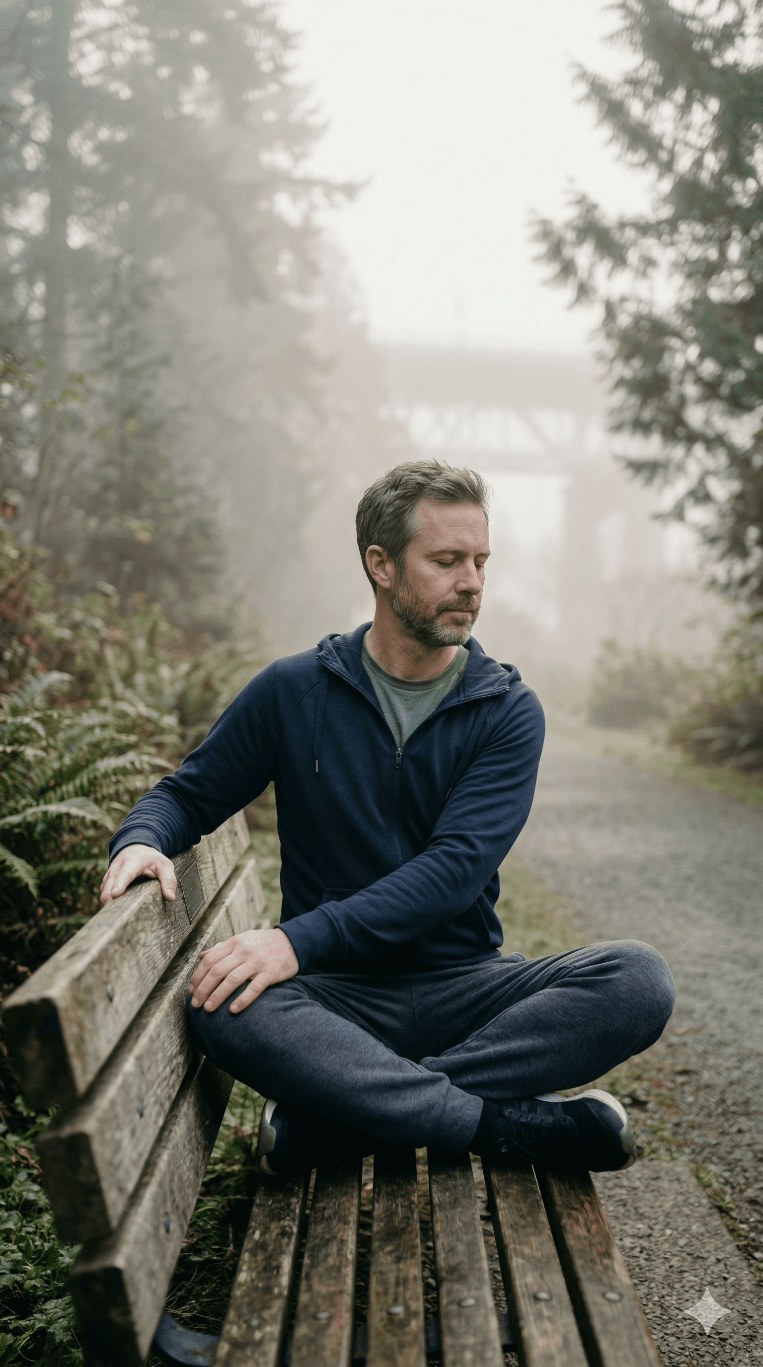british man in a black striped suit 