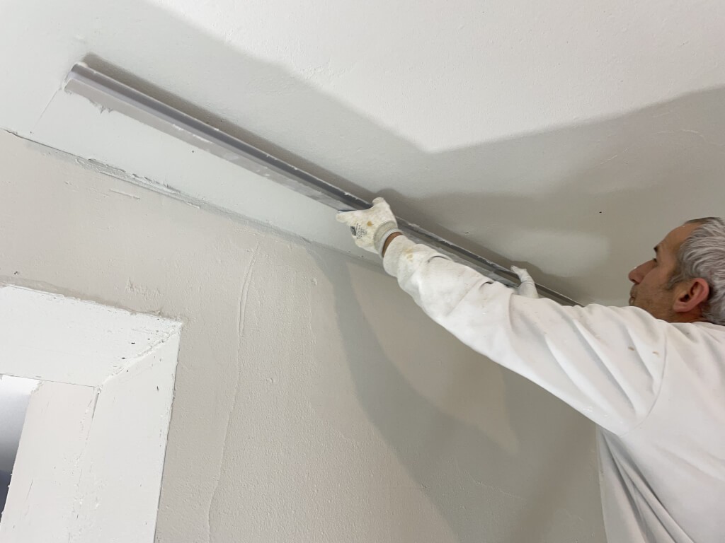 High-rise office building with sustainable design features