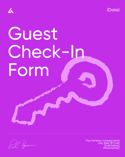 Guest Check-In Form