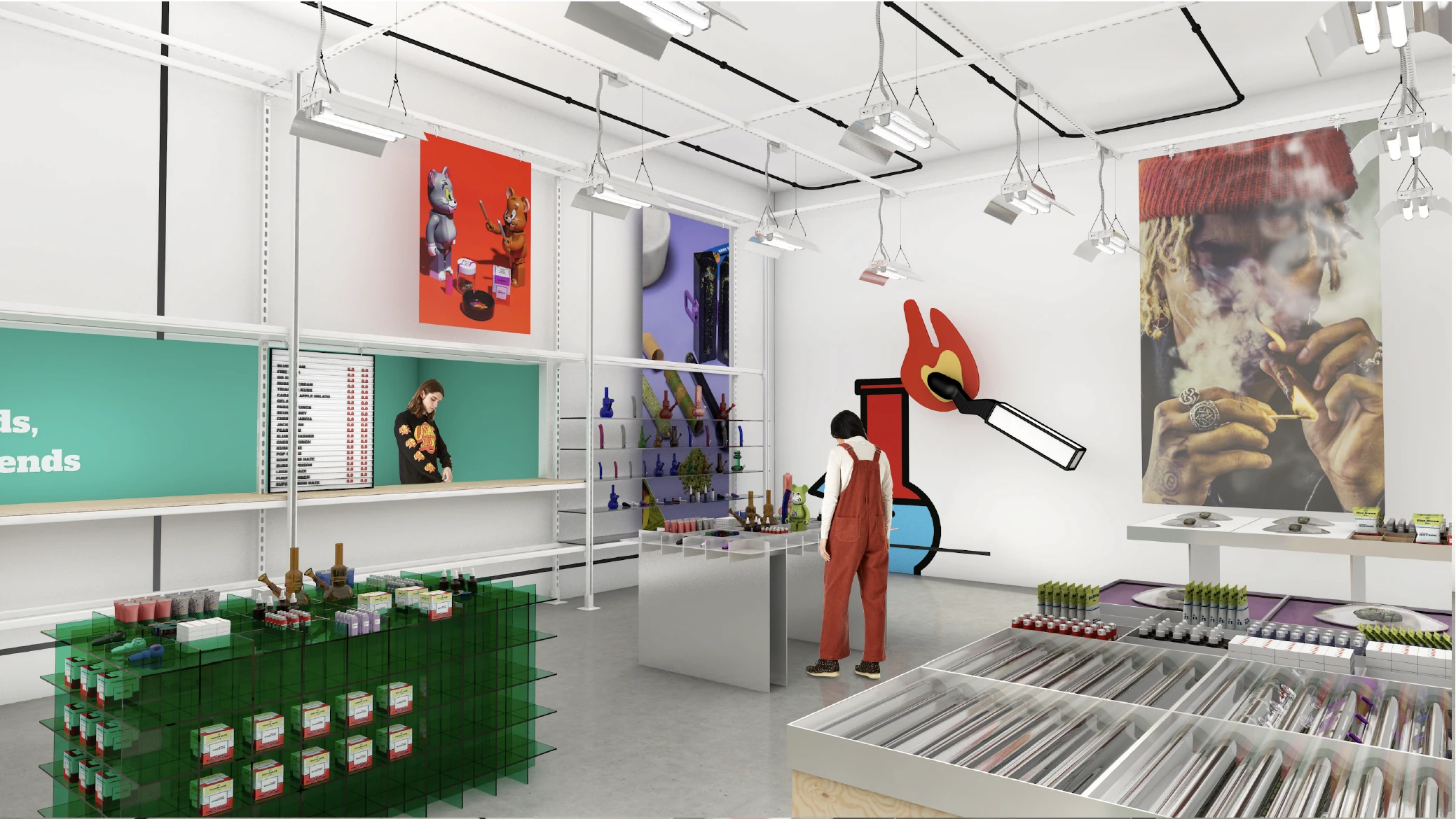 A Cookies and Lemonade location running the licensed system