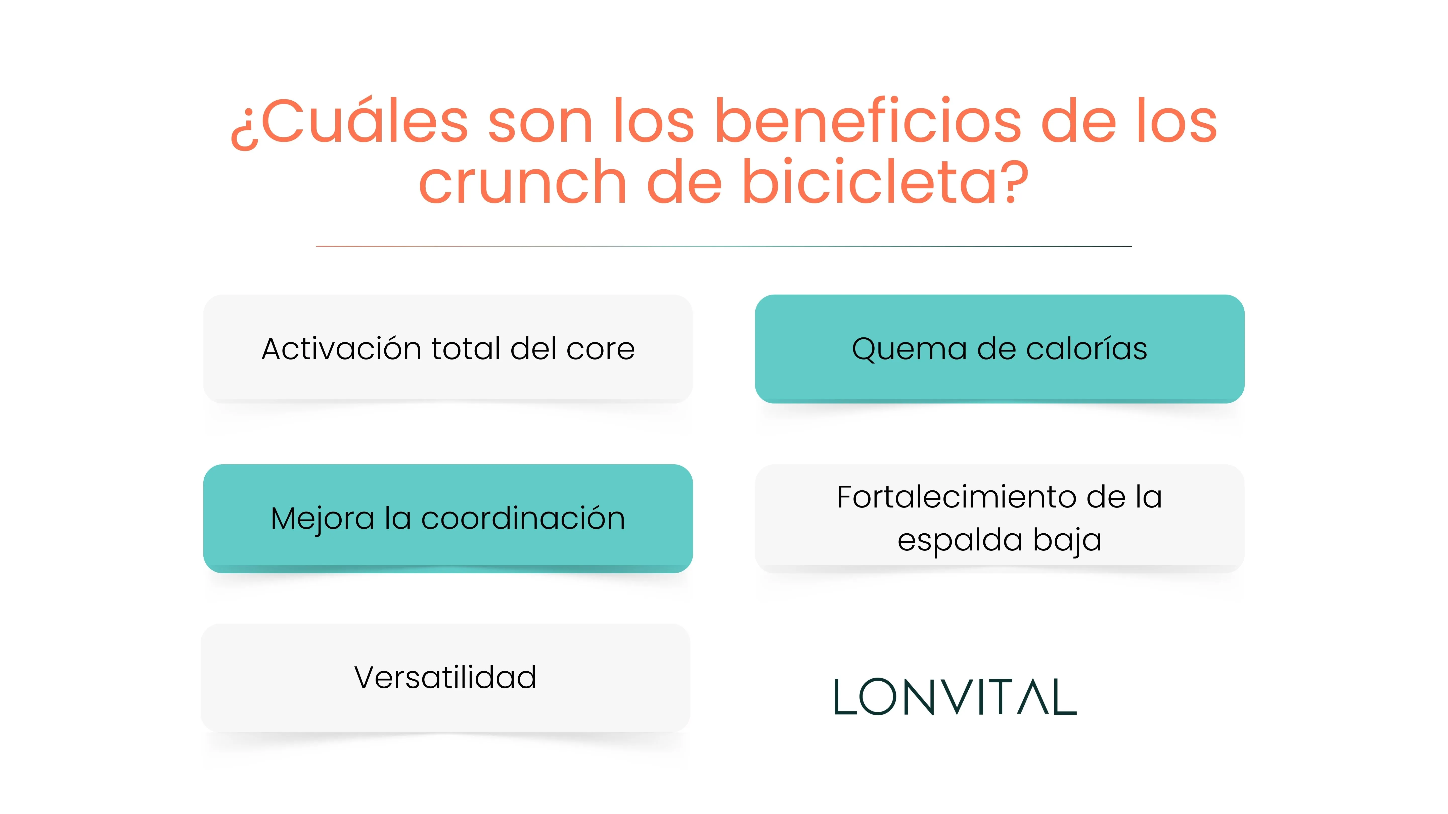 ¿Cuáles son los beneficios de los crunch de bicicleta?