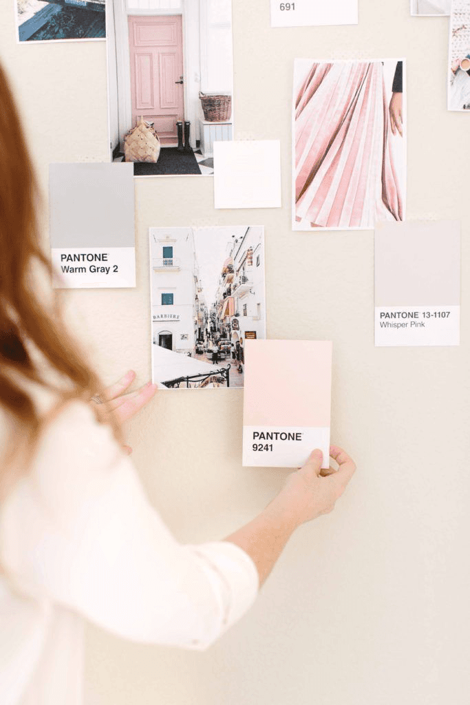 design + communication identità di marca progettazione e tutela moodboard pantone servizi