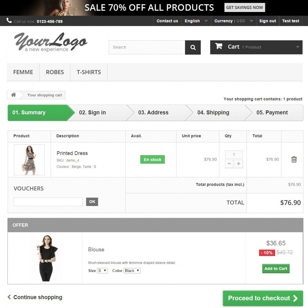 Prestashop add-ons average cart booster