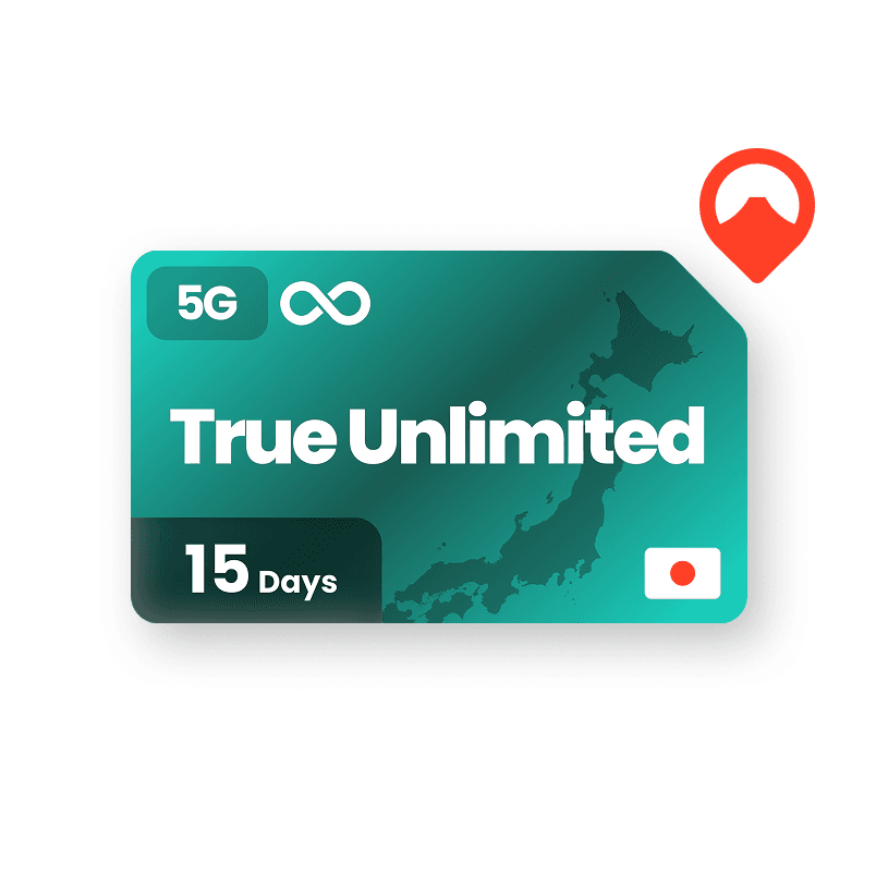 15-Day Unlimited Data Plan for Japan
