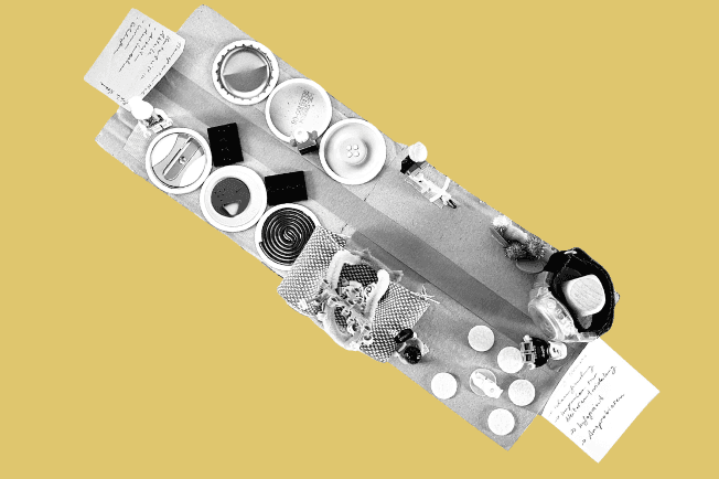 Speculative Futuring low-fidelity Prototyp eines Zugabteils