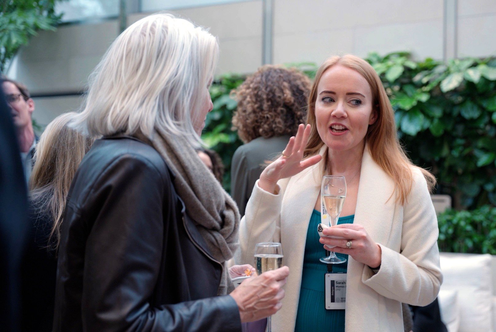 BRAND PHOTOGRAPHY — Conference networking.