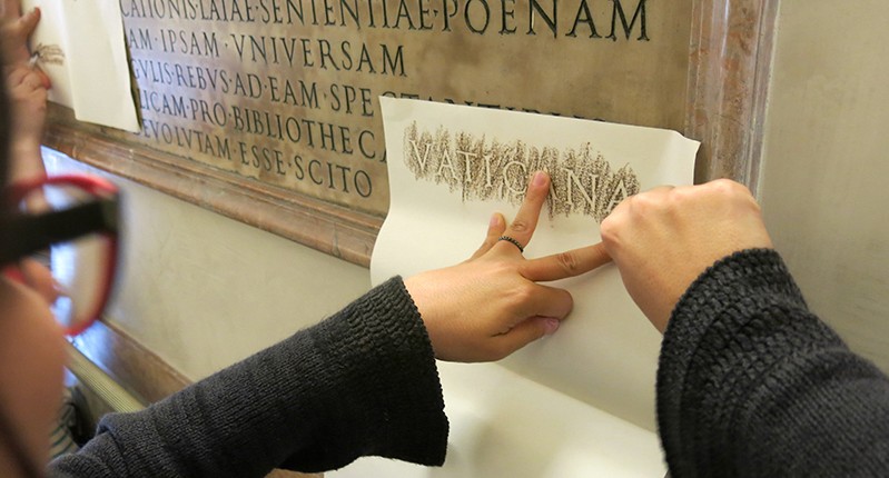 letter tracing on the wall