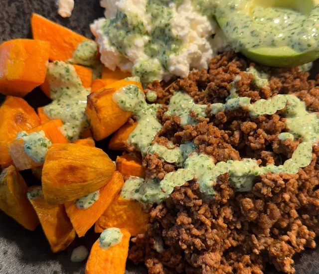 Man chopping vegetables