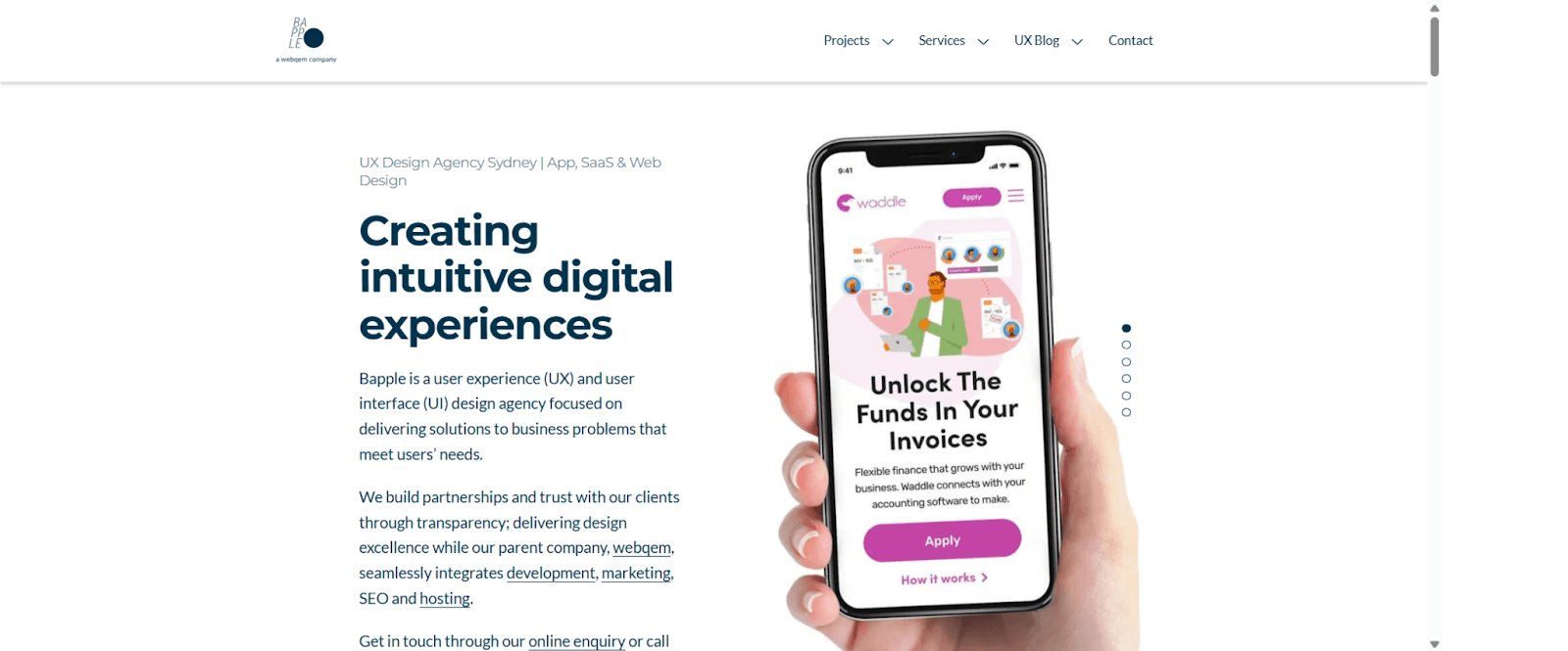 Bapple One of the Best Human experience design firms in Australia
