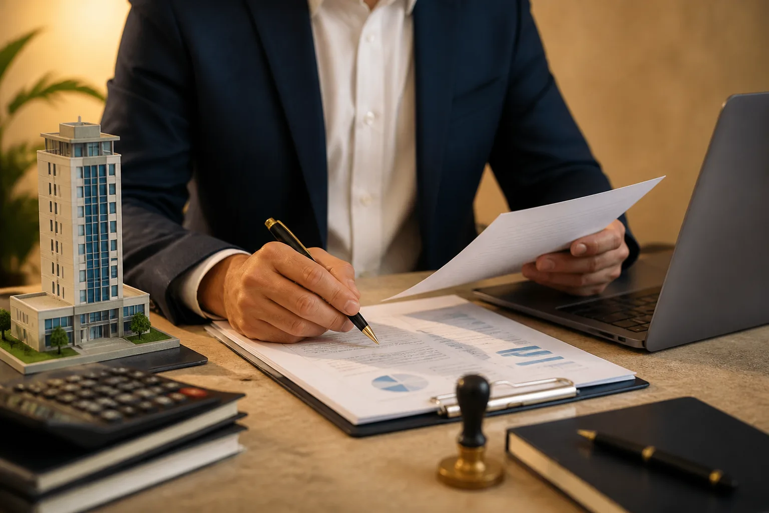 Tax Consultancy Business Setup in Dubai beside a tax filing dashboard and a document checklist