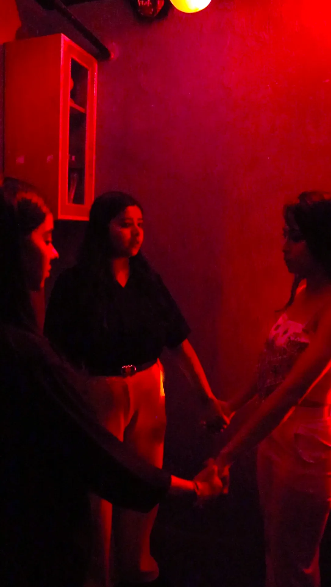 Team navigating spooky challenges in The Last Halloween escape room – one of the top mystery rooms near me