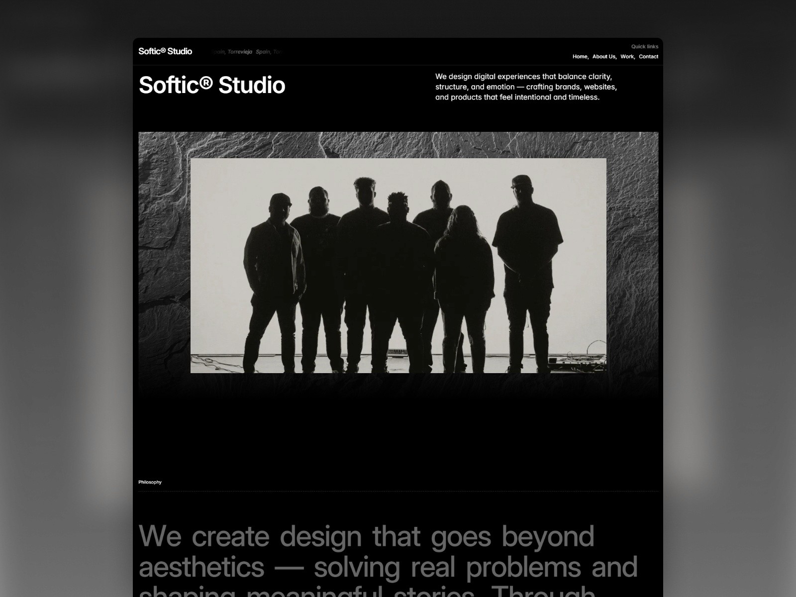 Softic — 极简专业作品集网站设计灵感