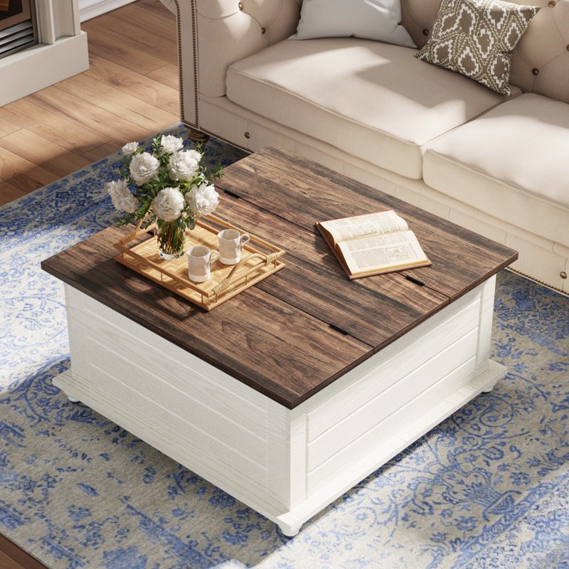 Large farmhouse coffee table – A beautifully designed piece, perfect for adding elegance to any space.