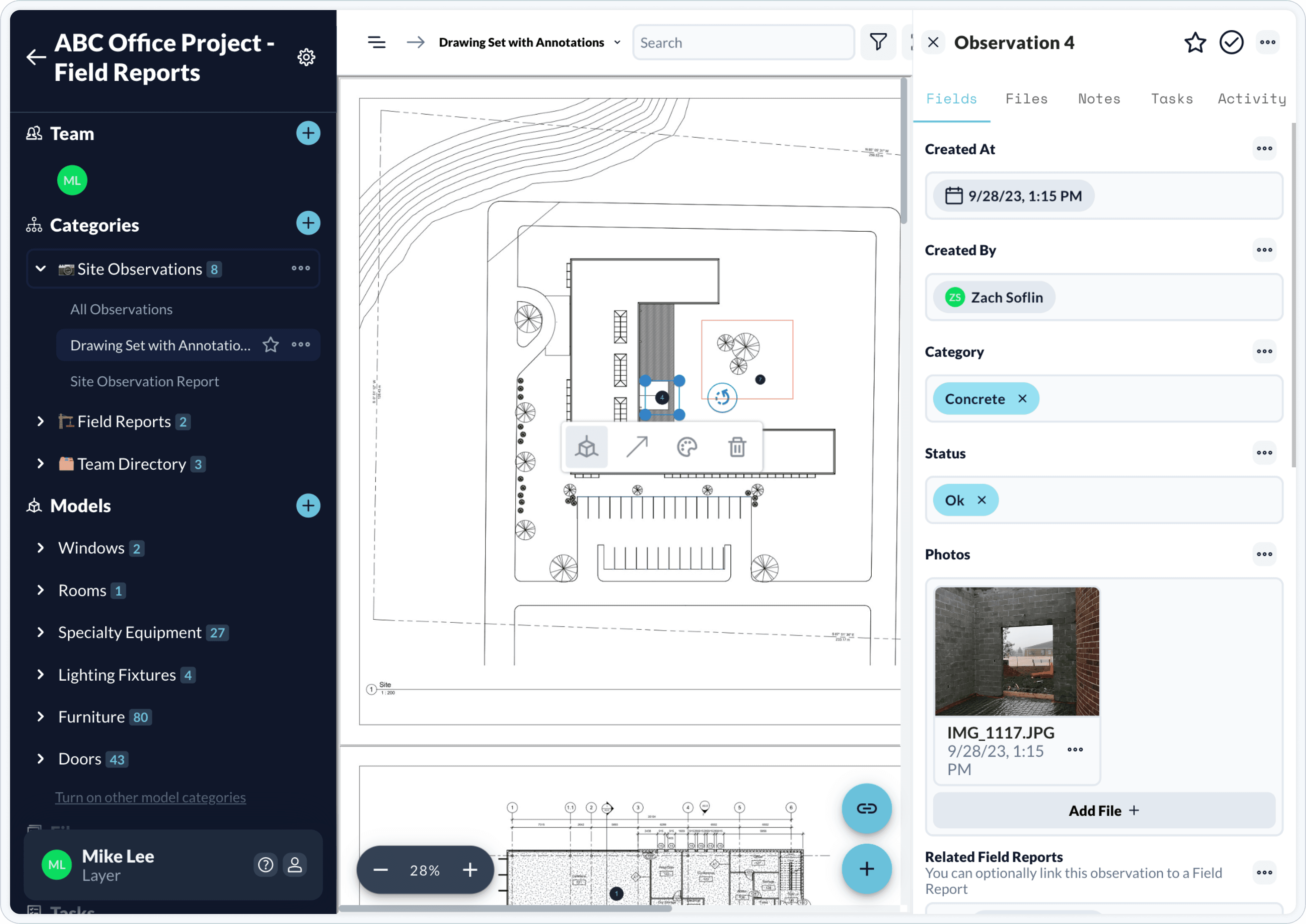 layer field report floorplan