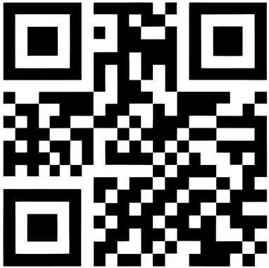 Black and white QR code.