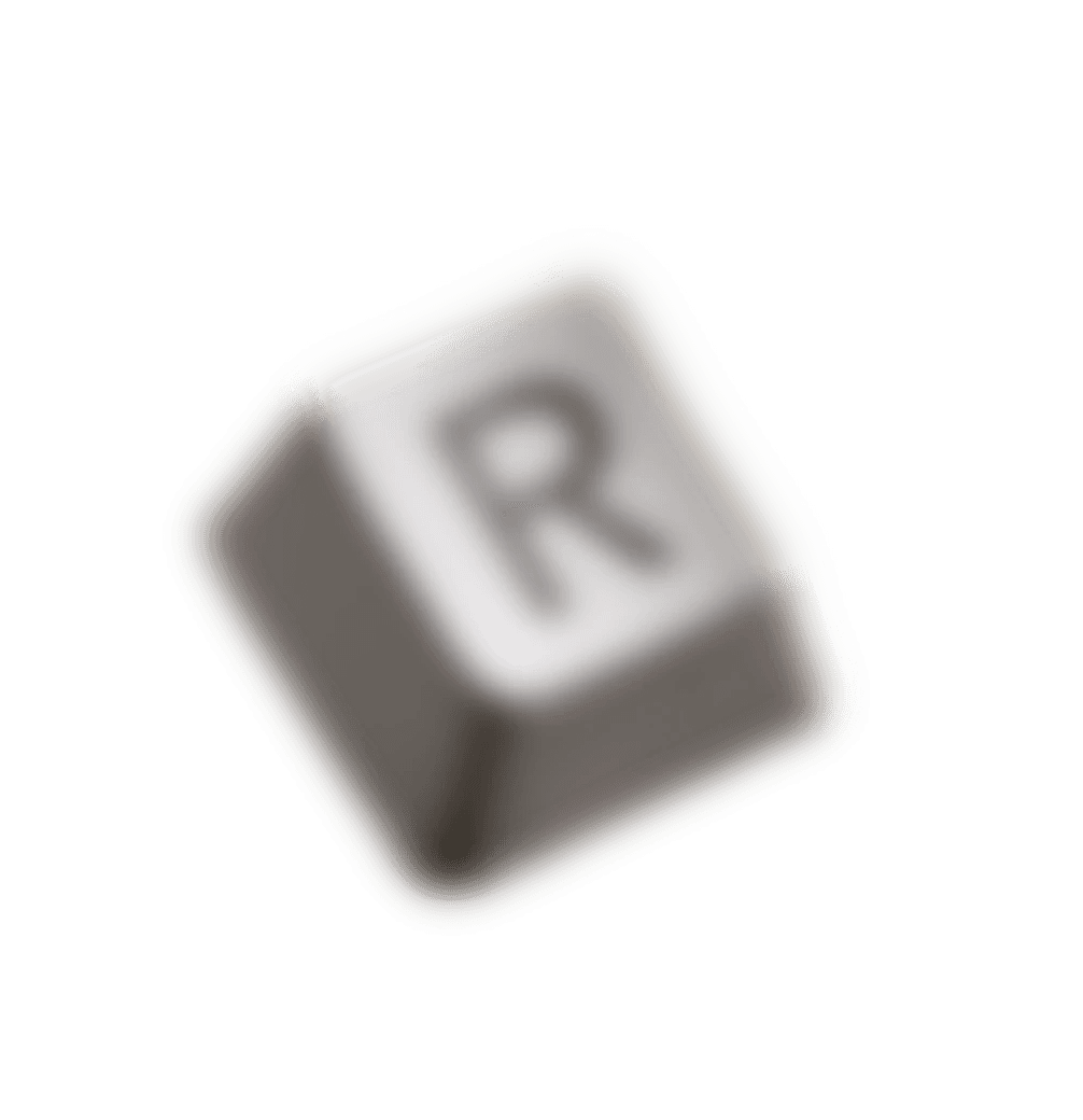 Tipka tastature sa slovom R