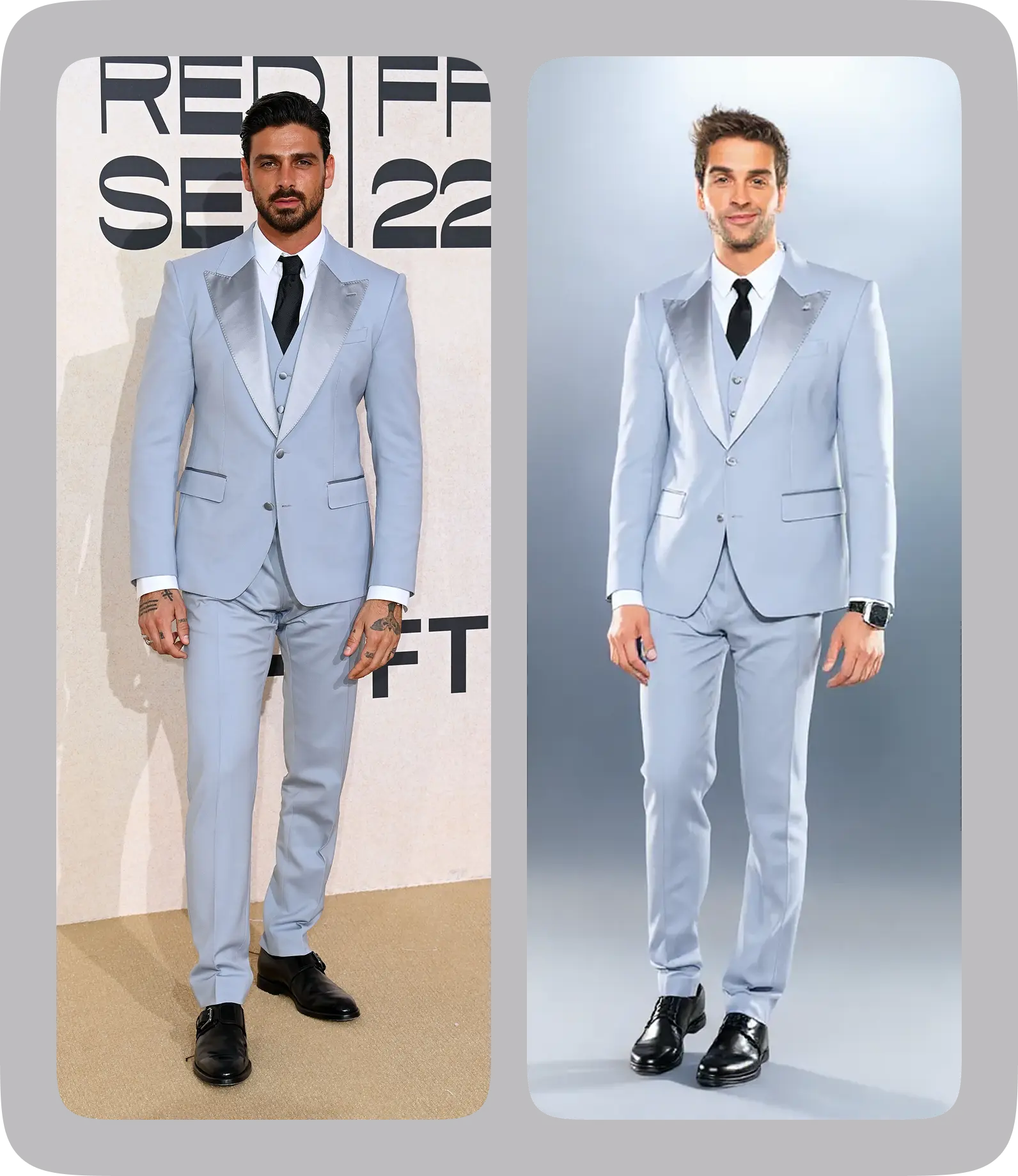 Michele Morrone Outfit tryon image