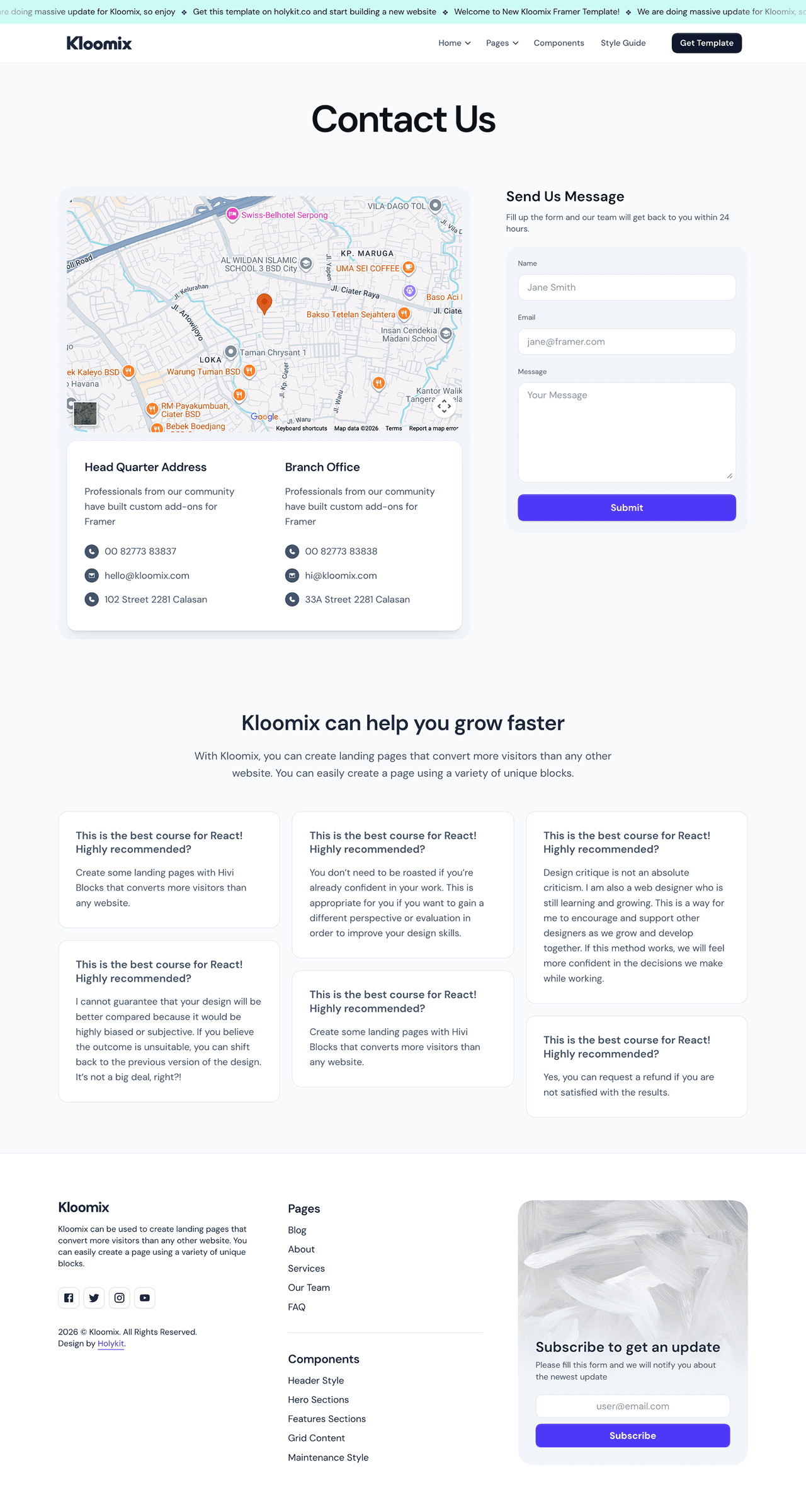 Page Screen