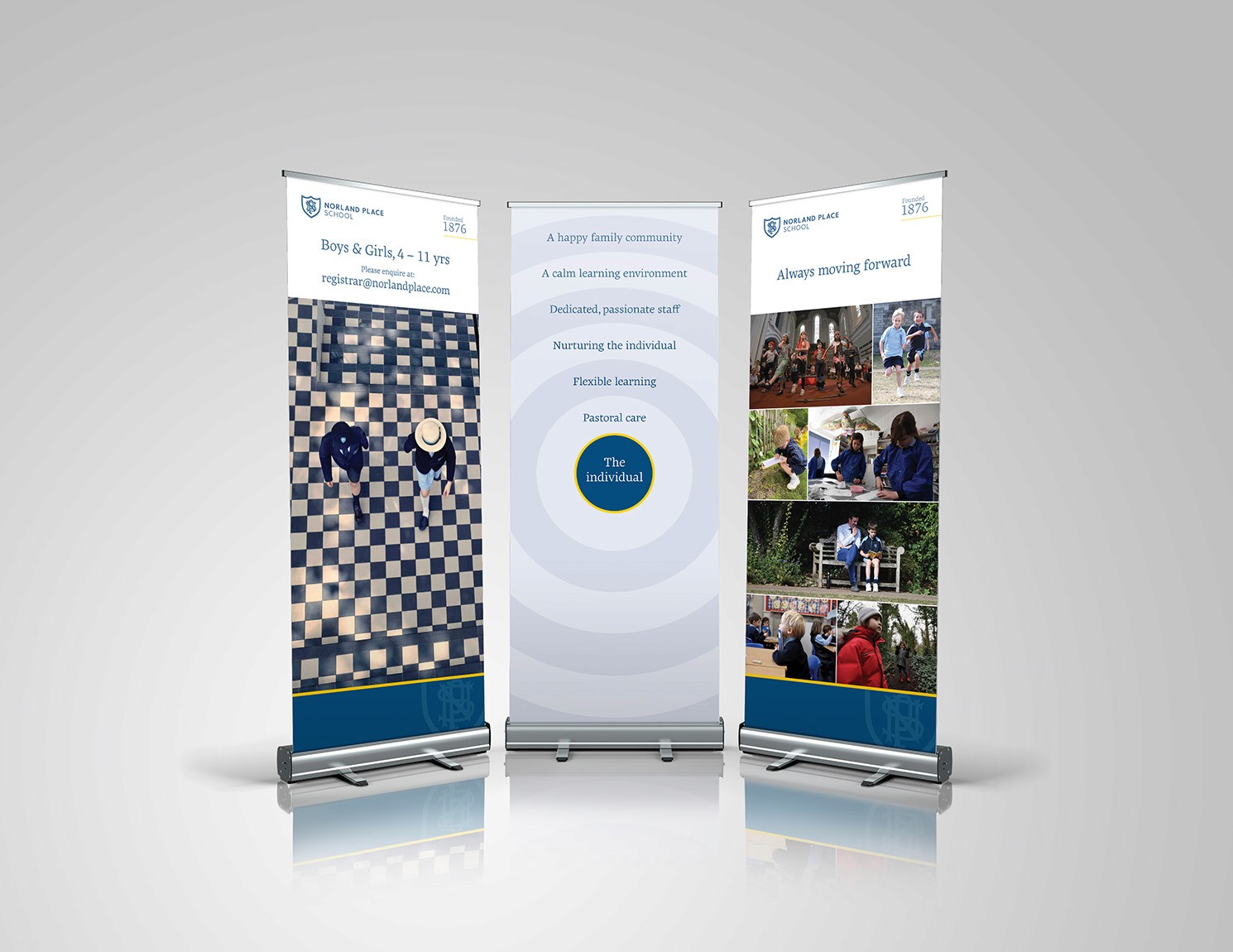 Norland Place roller banners